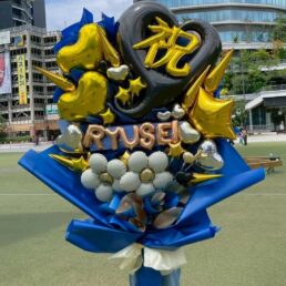 【BB-07】祝ハートギガバルーンブーケ(200サイズ)